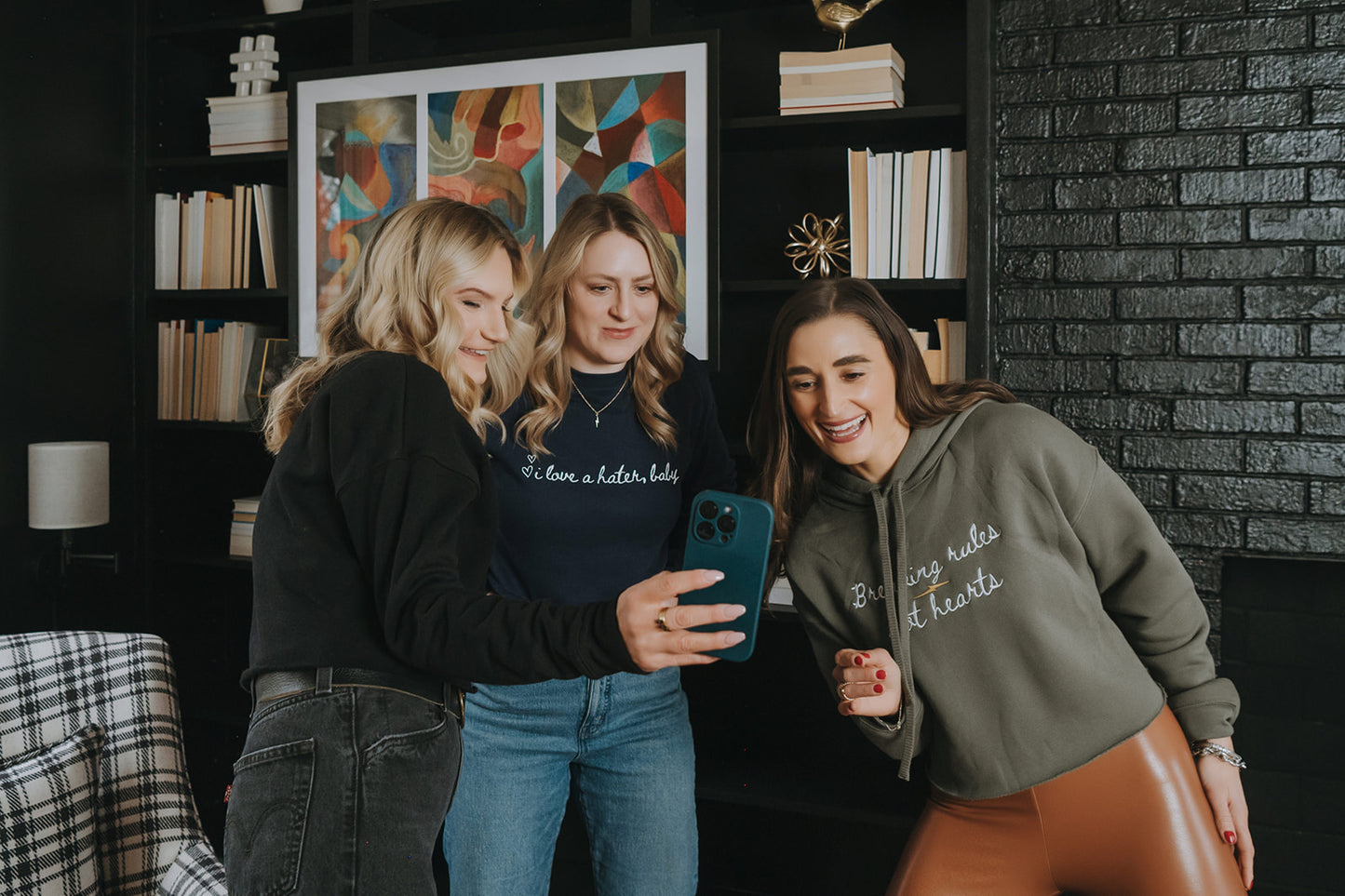 I Love A Hater | Cropped Pullover